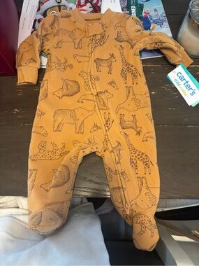 NEW with tags Carters brand baby Sleeper & 3 pack of onesies!!!